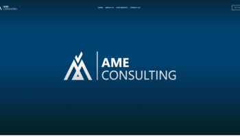 AME Consulting business website by SSE