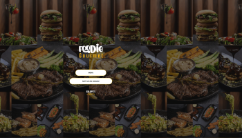 Foodie Gourmet restaurant website by SSE