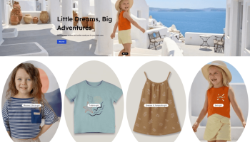 Snap and Style Kids e-commerce website by SSE
